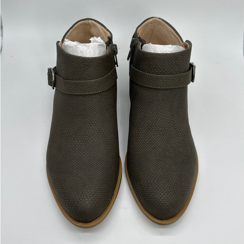 Life Stride Velocity 2.0 Alexander Shootie Shoes Ankle Boot Faux Leather Brown 7 - Picture 3 of 11